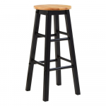 Must/naturaalsest kaut&scaron;ukipuidust baaritool (istme k&otilde;rgus 74 cm) Chester - Premier Housewares