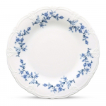 Valge/sinine portselantaldrik &oslash; 27,5 cm Retro - BonBistro