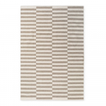 Valge/hall kahepoolne/k&auml;sitsi kootud villavaip 200x300 cm Vika - Hanse Home