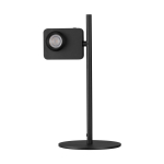 Must alumiiniumist LED-laualamp painduva/h&auml;mardatava konstruktsiooniga (k&otilde;rgus 46 cm) Kedros - Nova Luce