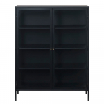 Must metallist vitriinkapp 110x140 cm Carmel &ndash; Unique Furniture