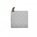 Komplekt 2 halli puuvillast k&ouml;&ouml;gipannalappi, 20 x 20 cm. - Tiseco Home Studio