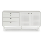 Valge kapp, laius 150 cm Punto - Teulat