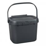 Hall taaskasutatud plastikust kompostitavate j&auml;&auml;tmete konteiner 24,5 x 18,5 x 19 cm - Addis