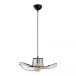 Must rippvalgusti Tel Hat, &oslash; 50 cm - Opviq lights