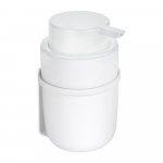 Valge isekandev plastist seebidosaator 0,25 l Carpino - Wenko