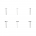 Valge p&ouml;&ouml;gipuu jalad 6 tk komplektis Mistral - Hammel Furniture