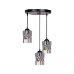 Must rippvalgusti klaasist varju abil Felis - Candellux Lighting