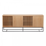 Madal kapp naturaalsest tammepuust 188x75 cm Ende - Woodman