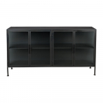 Must metallist vitriinkapp 150x80 cm Boli - Dutchbone