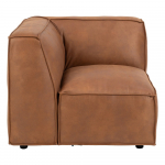 Konjakipruun diivanimoodul (nurk) Fairfield Kentucky - Bonami Selection