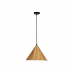 Pruun rippvalgusti klaasist lambivarjuga &oslash; 25 cm Dunca - Candellux Lighting