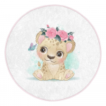 Valge laste vaip &oslash; 100 cm Comfort - Mila Home