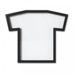 Must plastikust seinaraam 50x54,5 cm T-Frame - Umbra