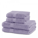 Lavendliv&auml;rvi puuvillased froteer&auml;tikud ja k&auml;ter&auml;tikud 4tk komplektis Marina - DecoKing