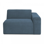 Sinine velvetist diivanimoodul (parem nurk) Sting - Scandic