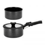 Alumiiniumist mittekleepuv pannikomplekt eemaldatava k&auml;epideme ja kaanega 2 tk 2,4 l - Holm