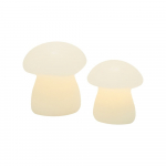 Valge LED j&otilde;ulukaunistus, 2 tk &oslash; 9 cm Elvina - Sirius