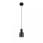 Must rippvalgusti metallist varjuga &oslash; 12 cm Agudo - Trio