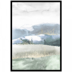 Plakat raamis 50x70 cm Green Land - Malerifabrikken