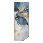 Sinine-kuldne pestav koridorivaip 80x200 cm Golden Leaves - Mila Home