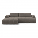 Hallikaspruun diivanvoodi/panipaigaga nurgadiivan (vasak nurk/diivanvoodiga) Fuji - Bobochic Paris