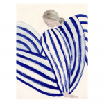 Plakat 50&times;70 cm Blue Stripe at Concorde &ndash; The Poster Club