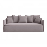 Lavendlililla sametist lahtik&auml;iv/panipaigaga diivan 225 cm Hula &ndash; Makamii