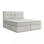 H&otilde;bedane boxspring voodi panipaigaga 140x200 cm Palta &ndash; Makamii