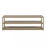 Taupepruun metallist TV-alus 120x40x35 cm Teun - WOOOD