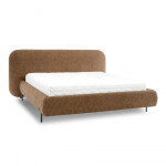 Ookerkollane polsterdatud kaheinimesevoodi koos panipaiga ja voodip&otilde;hjaga 180x200 cm Pointt - ELTAP