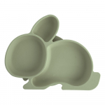 Salveiroheline silikoonist lastetaldrik 18x23 cm Bunny - Orion
