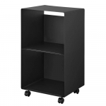 Must metallist ratastega riiul 40x73x38 cm Tower - YAMAZAKI