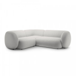 Helehall sametist nurgadiivan (vasak nurk/L-kujuline) Kate - Micadoni