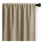 Beež pimendav kardin 140x250 cm Carli - Restilo