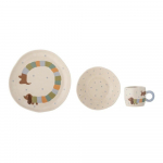 Kivikeraamikast laste s&ouml;&ouml;gin&otilde;ude komplekt, 3 osa Charlie - Bloomingville Mini