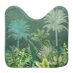 Roheline tekstiilist tualettmatt 45x45 cm Vagabonde - douceur d'int&eacute;rieur