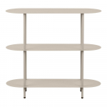 Beež metallist riiul 90x81x31 cm Rieti - House Nordic