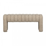 Helepruun polsterdatud bukleekangast pink Frex - WOOOD