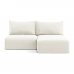 Kreem sametist panipaigaga nurgadiivanvoodi (parem nurk) Kalena - Makamii