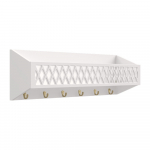 Valge seinale kinnitatav laste riidepuu 75x25 cm Harlequin - Cam Cam Copenhagen