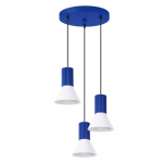 Sinine metallist ripplamp &oslash; 30 cm Niru - Sollux