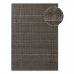 Tumehall/tumepruun k&auml;sitsi kootud villane vaip 200x300 cm Camden Parker - Ted Baker