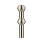 Matt h&otilde;bedane metallvaas (k&otilde;rgus 10 cm) Nagel - STOFF Nagel