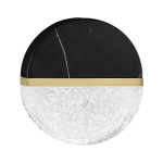 Must metallist h&auml;mardatav LED-seinavalgusti Dorin - Nova Luce