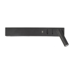 Matt must metallist LED-seinalamp painduva konstruktsiooniga/USB-pordiga Vida - Nova Luce