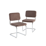 Pruunist metallist kiiktoolid komplektis 2 tk Hjo - Jotex