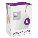 Pr&uuml;gikotid pingutuspaelaga, komplekt 60 tk, 45 l, K &ndash; simplehuman