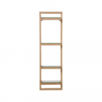 Tammepuidust seinariiul, k&otilde;rgus 81 cm Zone - Wireworks