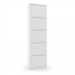 Valge metallist lahtik&auml;iv jalatsiriiul Rox &ndash; Kave Home